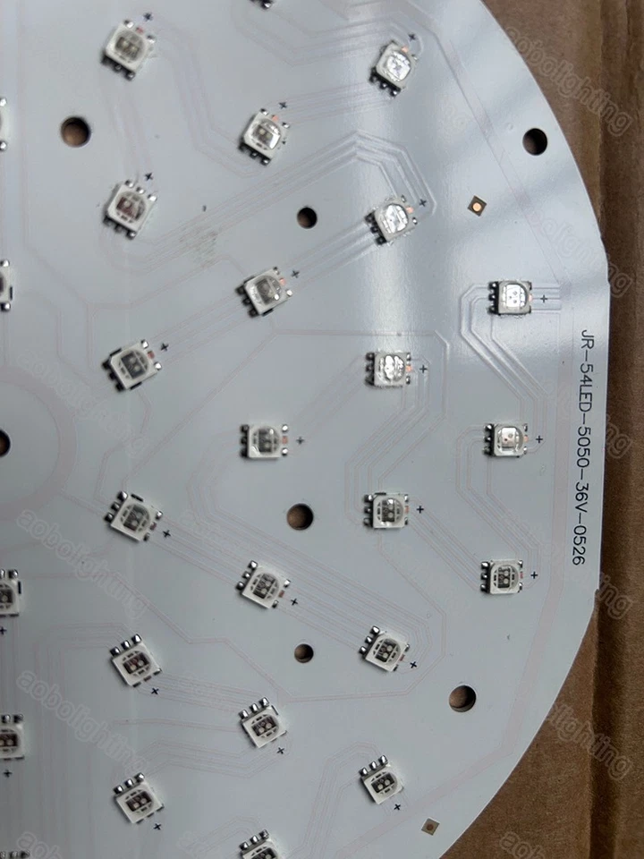 SMD RGB 54 LED Par Light Lamp Plate For DJ Stage Lights Club Dance Wedding Party - Image 3 of 4