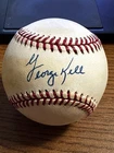 GEORGE KELL 6 SIGNED AUTOGRAPHED OAL BASEBALL! Red Sox, Athletics, Tigers! HOF!