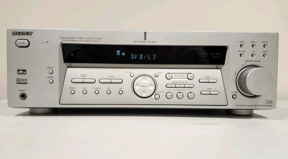 Sony STR-K840P - 5.1 Ch Home Theater Surround Sound Receiver AMFM No Remote - Image 2 of 4