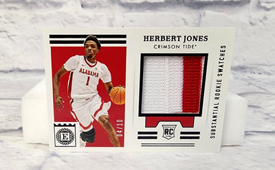 2021-22 Panini Chronicles Draft Picks Herbert Jones ESS-HJ Rookie RC 4/10 Patch
