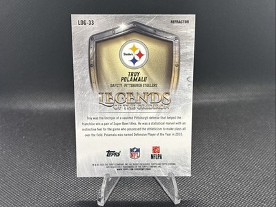 2025 Topps Chrome Football NFL Troy Polamalu Legends of the