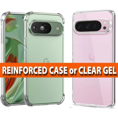 Für Google Pixel 10 9a 9 Pro Hülle Case Cover Stoßfest Gel Klar + Displayschutz