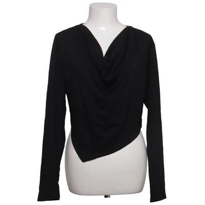 NA-KD, Crop Top, Größe: M, Schwarz, Modal/Polyester, Einfarbig, Damen #50E