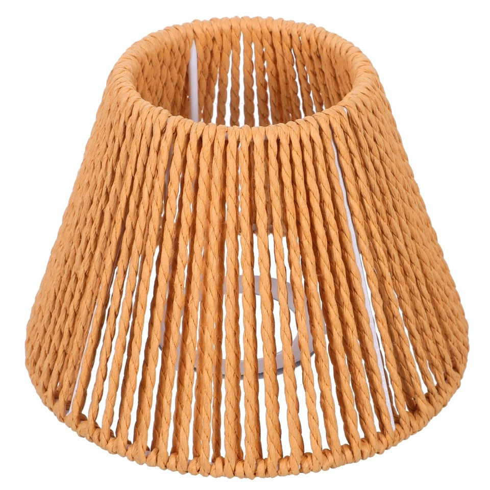  Bombilla Jaula Protector Lámpara Pantalla para Piso Boho Pantallas Techo Foto 2 de 4