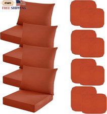 Outdoor Seat Cushion Cover Set of 4 Patio Cushion Covers Replacement Waterproof