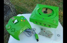 💙 SEGA Dreamcast HKT-3020 Home Console  💥 LIME 💥  Custom🌟WINDOW EDITION✨