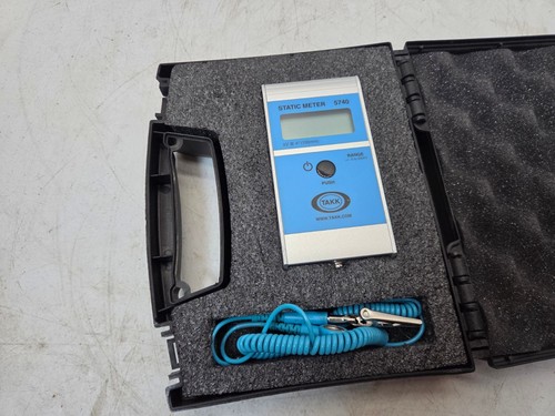 TAKK Model  5740 Handheld LCD Electro Static Meter Great shape in case