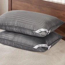 Basic oversized pillow, suitable for sleeping - soft down alternative pillow