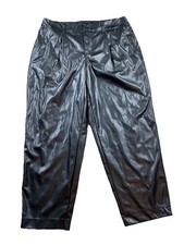 A New Day Women  s 14 Faux Leather Pants