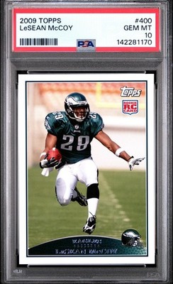2009 Topps LeSean McCoy Rookie 400 PSA 10