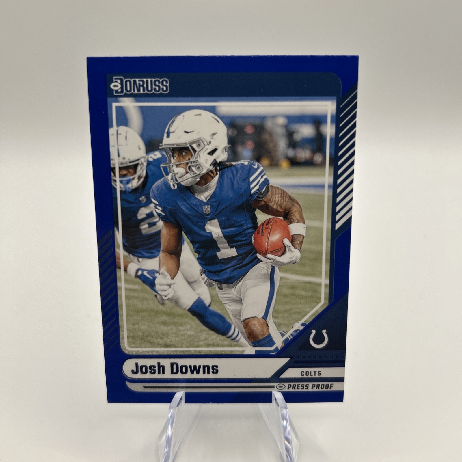 2024 Panini Donruss - Josh Downs #274 Blue Press Proof