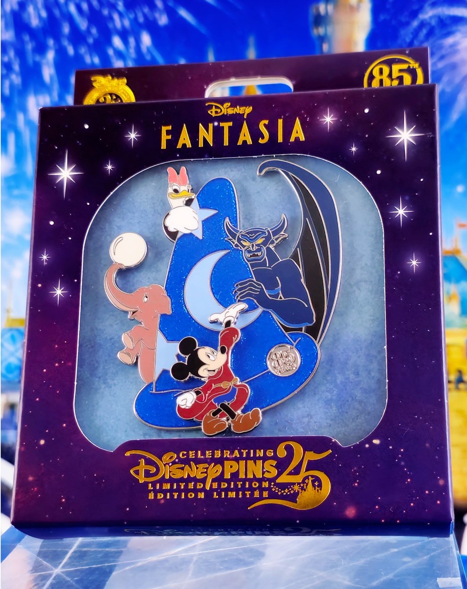 Disney Mini Jumbo Pin - Fantasia 85th Anniversary Sorcerer Mickey
