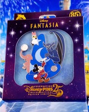 Disney Mini Jumbo Pin - Fantasia 85th Anniversary Sorcerer Mickey Chernabog
