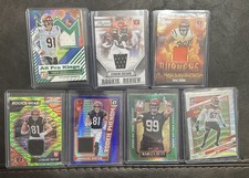 Cincinnati Bengals 7 Card Lot Patches and Numbered Cards