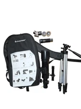 Celestron Travel Scope 60 Refractor Telescope 22002-DS w/ Tripod & Bag Used