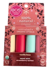 EOS 100% Natural & Organic Lip Balm Sticks Lip Care Variety (pack of 4)