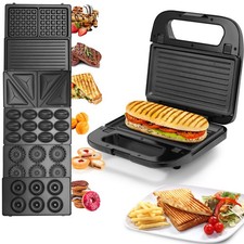 SUPERLEX 6in1 Multi-Functional Waffle Maker Panini Press Sandwich Toaster Grill