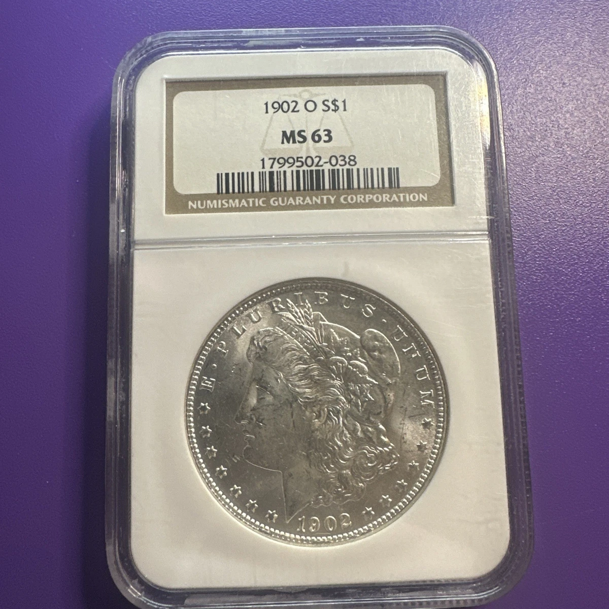 MS 63 Graded 1902 Year Morgan US Dollars (1878-1921) for sale | eBay