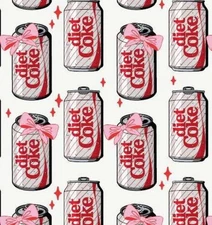 2 Rolls! Diet Coke Soda Gift Wrapping Paper Holiday/Christmas/Birthday by Target