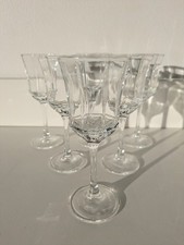6 Vintage Moet & Chandon Petite Octagonal Champagne Toasting Glasses