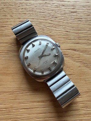 Vintage-Armbanduhr ZentRa Safari 1970er Handaufzug Mechanisch Uhr Original Band!