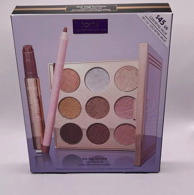 TARTE The Big Screen Must-Haves Palette & Lip Three Piece Set Discontinued NIB