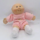 New Listing1986 Cabbage Patch Kids Baby Doll Brown Eyes Pink Outfit Bean Bag Bottom