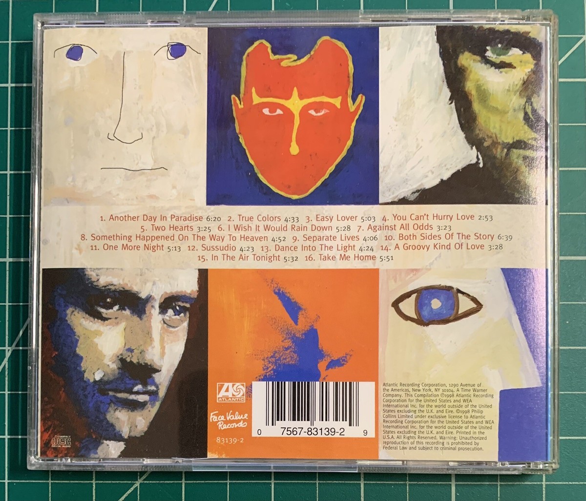 Hits by Phil Collins (CD, 1998) 75678313929| eBay