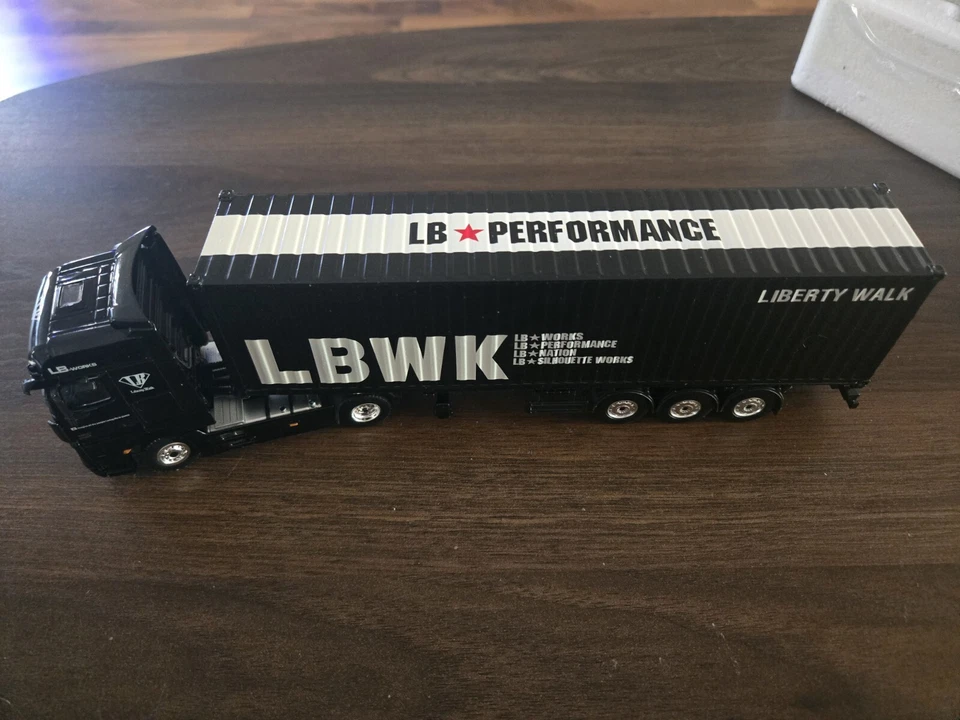 Mini GT 1/64 Mercedes-Benz Actros LBWK 40 pies contenedor diecast Foto 4 de 4