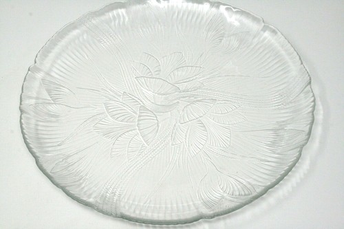 Arcoroc Canterbury Crocus Clear Glass 10 3/4" Dinner Plates - set of 2 - Picture 4 of 4