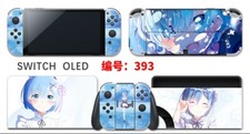 Vinyl Decal Skin Sticker Protector for Nintendo Switch OLED Anime Girl 393