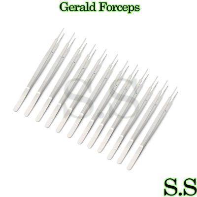 12 GERALD Forceps 7'' Micro ENT Surgical Instruments(New)St