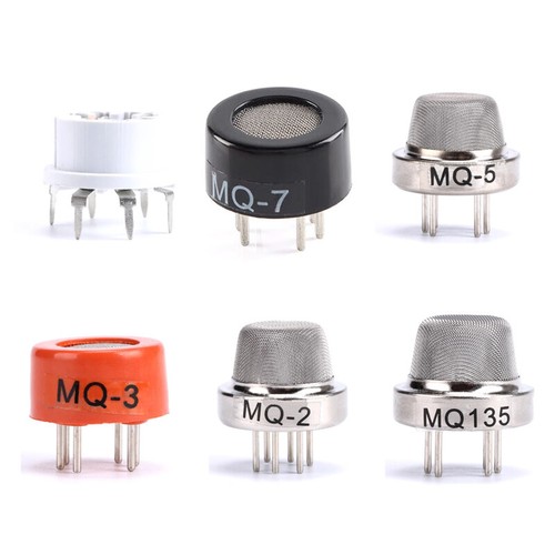 MQ-2 MQ-3 MQ-5 MQ-7 MQ-9 MQ135 Gas Propane Methane Butane Sensor With Base - 第 1/25 張圖片
