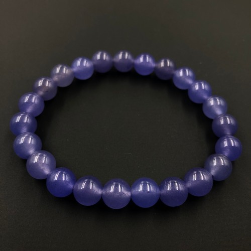 Bead Bracelet 8 mm Beaded Gemstone Stretchable Bracelet 7.5 Inches SB - Picture 109 of 136