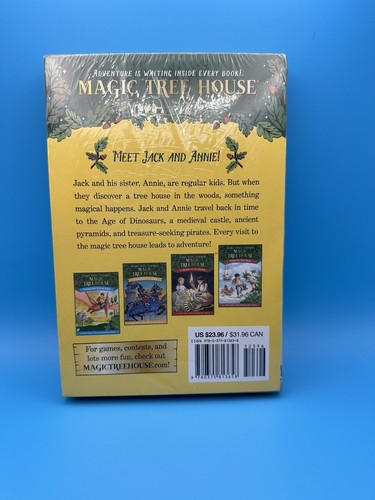 Magic Tree House Books 1-4 Box Set by Mary Pope Osborn - New Sealed - Imagen 2 de 4