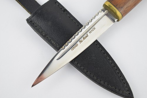 PAT MITCHELL Messer Sgian-dubh Skindhu Hand Made Sheffield England 12,8cm Tracht - Bild 4 von 8