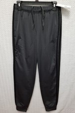  NWT Adidas Mens Essentials 3-Stripe Tapered Warm-up Joggers Pants SMALL H46109