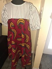 Mixed Print African SHORT DRESS