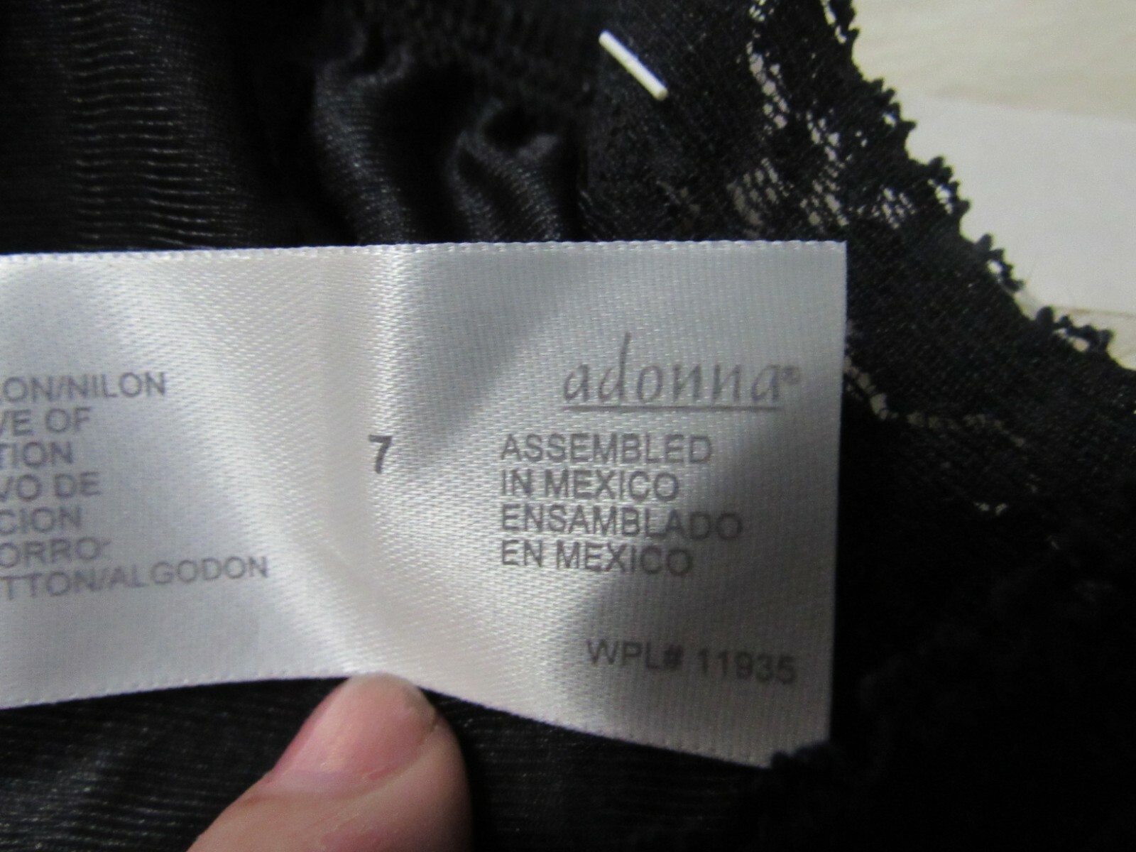 Vintage JCPenney Nylon Panties SZ 7/L Briefs Panty Bl… Gem