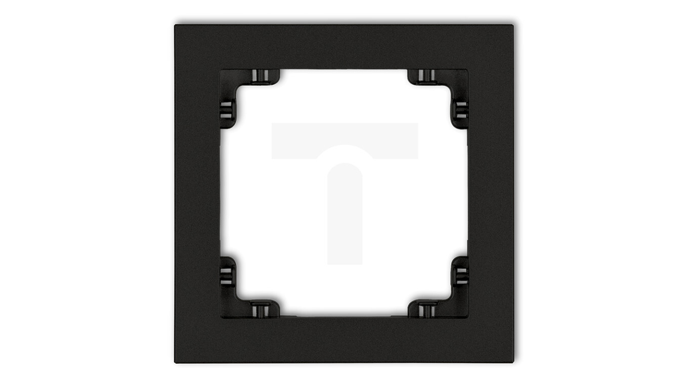 DECO Single frame, matt black 12DR-1 /T2UK
