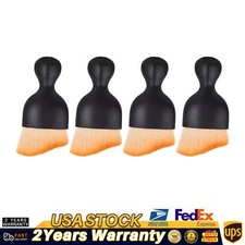 4x Car Interior Detail Dust Brush Soft Bristles Dashboard Screen Vent Cleaning