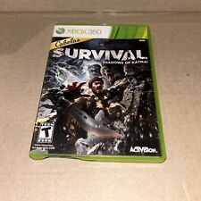 Cabela's Survival Shadows of Katmai (Xbox 360 2011) Complete Tested Working