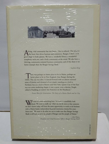 Here for Generations The Story of a Maine Bank and Its City-Dean Lunt New/Sealed - Imagen 3 de 7