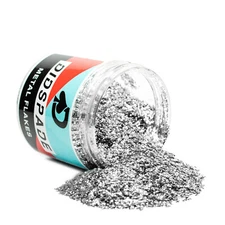 Chrome 0.015 Silver Metal Flake - Solvent Resistant Glitter - Car Paint / Epoxy