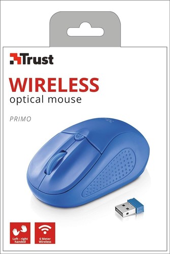 Trust Primo Kabellose Optische Maus USB Funkmaus 1600 DPI Wireless Mouse - Bild 8 von 15