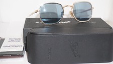 Persol Sunglasses New Limited Gold Silver Light Blue PO5006ST 800556 47 20 145