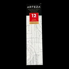 ARTEZA HB Pencils #2, Pack of 12 Wood-Cased Graphite Pencils USA