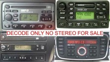 FORD SONY 6000 4500 CD DAB 6 DISCHI RADIO CODICE DECODIFICA SERVIZIO,MONDEO,FIESTA,KA