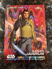 2024 Topps Chrome Star Wars KANAN JARRUS Red Raywave Parallel 124