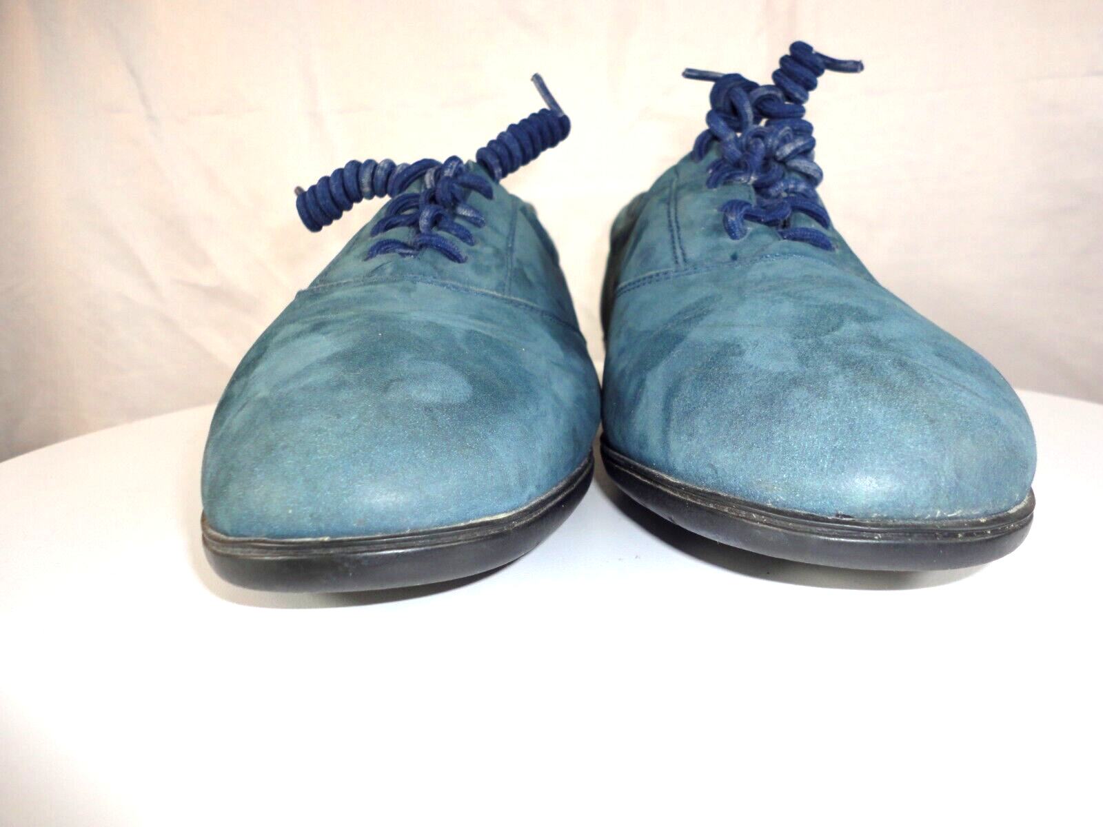 SAOLA Easy Spirit Sneaker da donna Motion Oxford in pelle blu taglia 12B 2 A